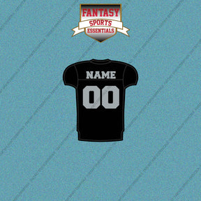 2000s Oakland Raiders Personalized Home Jersey Car Decals