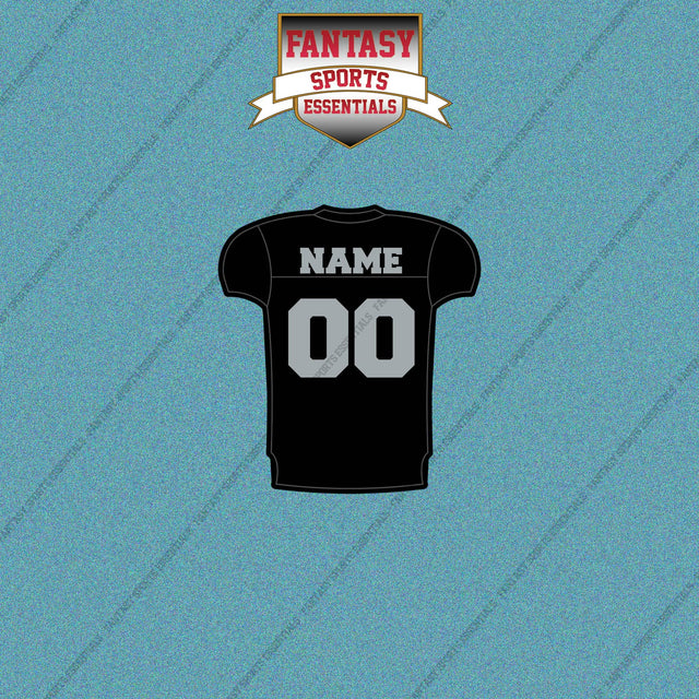 2000s Oakland Raiders Personalized Home Jersey Car Decals