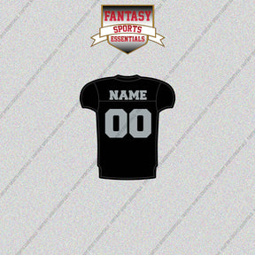 2000s Oakland Raiders Personalized Home Jersey Glossy Stickers