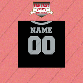 2000s Oakland Raiders Personalized Home Jersey Wall Art Prints