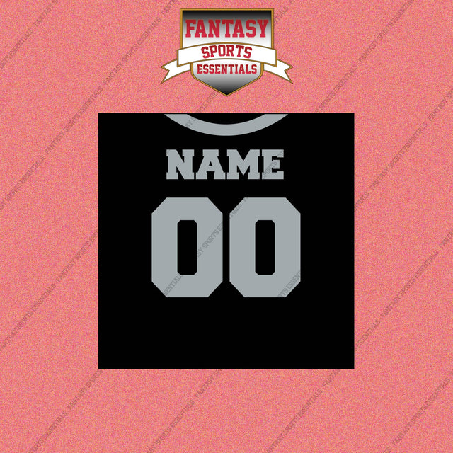 2000s Oakland Raiders Personalized Home Jersey Wall Art Prints