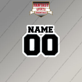 2000s Oakland Raiders Personalized Name and Number Magnets