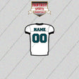 2000s Philadelphia Eagles Personalized Away Jersey Glossy Stickers