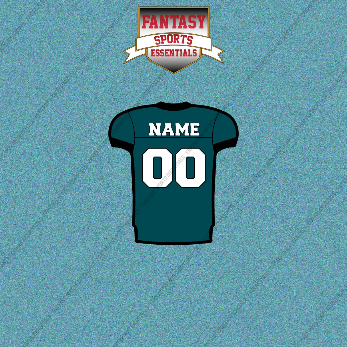 2000s Philadelphia Eagles Personalized Home Jersey Car Decals