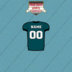 2000s Philadelphia Eagles Personalized Home Jersey Car Decals