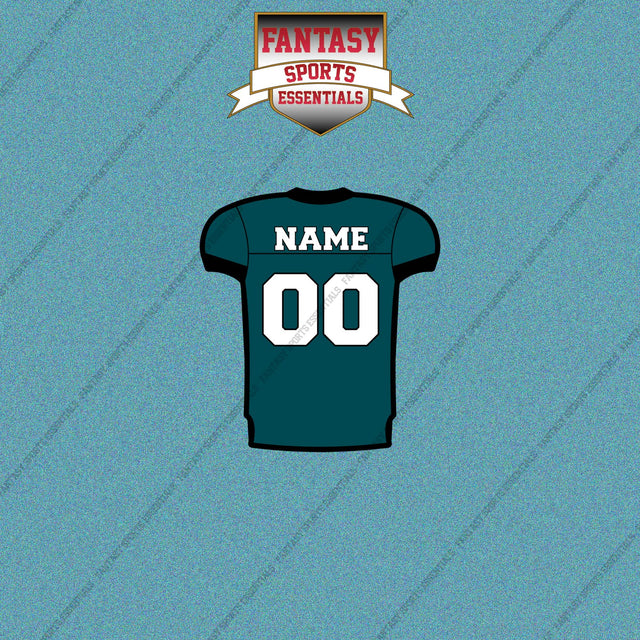 2000s Philadelphia Eagles Personalized Home Jersey Car Decals