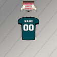 2000s Philadelphia Eagles Personalized Home Jersey Magnets