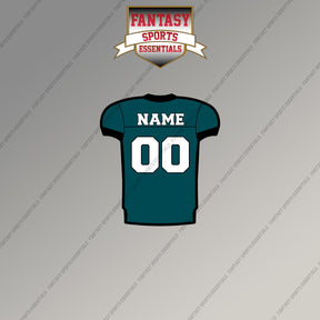 2000s Philadelphia Eagles Personalized Home Jersey Magnets