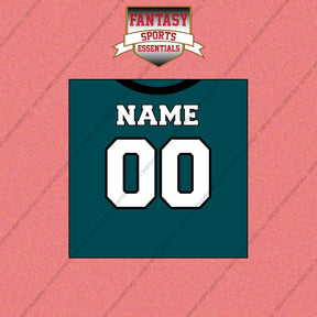 2000s Philadelphia Eagles Personalized Home Jersey Wall Art Prints
