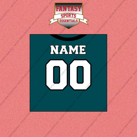 2000s Philadelphia Eagles Personalized Home Jersey Wall Art Prints