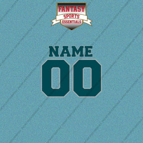 2000s Philadelphia Eagles Personalized Name and Number Car Decals
