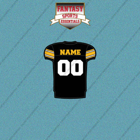 2000s Pittsburgh Steelers Personalized Home Jersey Car Decals