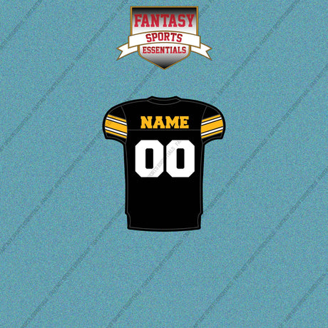 2000s Pittsburgh Steelers Personalized Home Jersey Car Decals