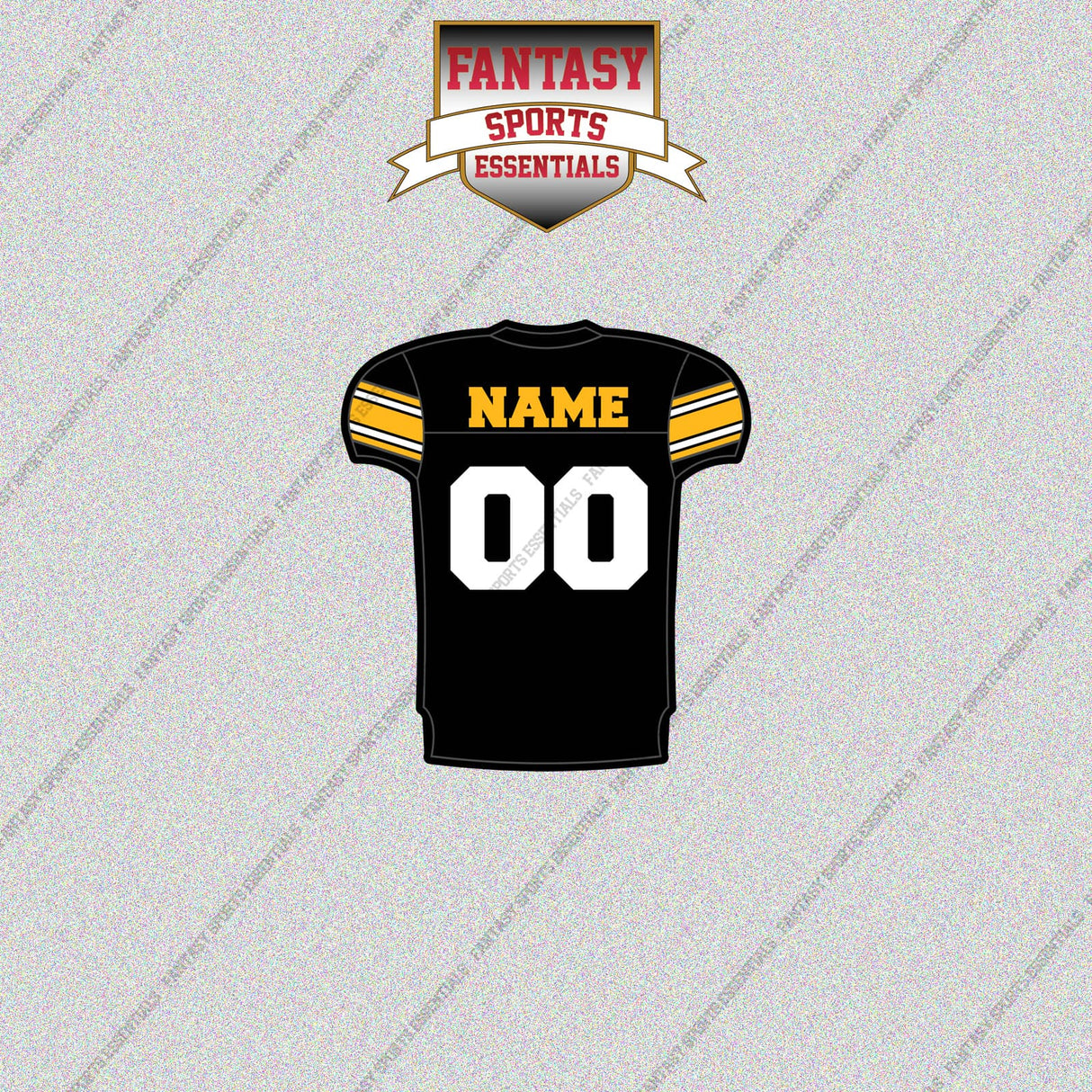 2000s Pittsburgh Steelers Personalized Home Jersey Glossy Stickers
