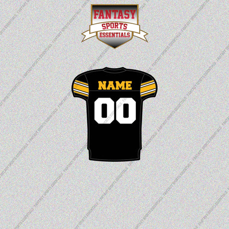 2000s Pittsburgh Steelers Personalized Home Jersey Glossy Stickers