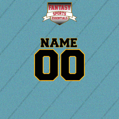 2000s Pittsburgh Steelers Personalized Name and Number Car Decals