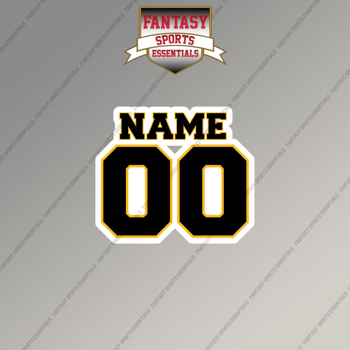 2000s Pittsburgh Steelers Personalized Name and Number Magnets