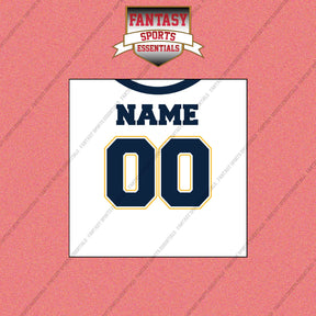 2000s San Diego Chargers Personalized Away Jersey Wall Art Prints