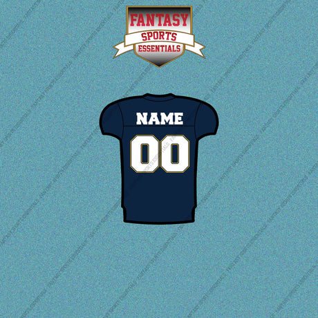 2000s San Diego Chargers Personalized Home Jersey Car Decals