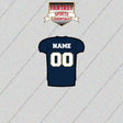 2000s San Diego Chargers Personalized Home Jersey Glossy Stickers