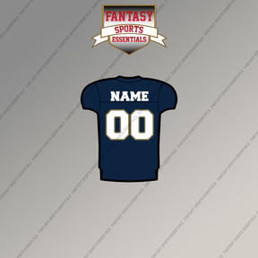 2000s San Diego Chargers Personalized Home Jersey Magnets