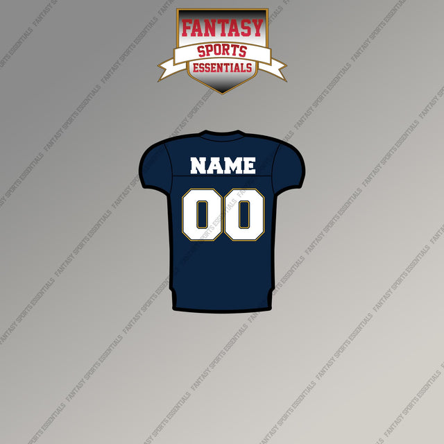 2000s San Diego Chargers Personalized Home Jersey Magnets