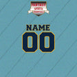 2000s San Diego Chargers Personalized Name and Number Car Decals