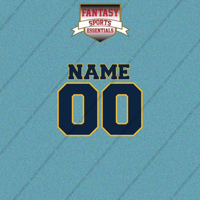 2000s San Diego Chargers Personalized Name and Number Car Decals