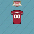 2000s San Francisco 49ers Personalized Home Jersey Car Decals