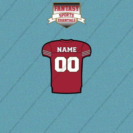 2000s San Francisco 49ers Personalized Home Jersey Car Decals