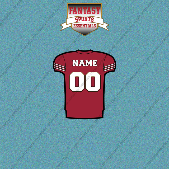 2000s San Francisco 49ers Personalized Home Jersey Car Decals