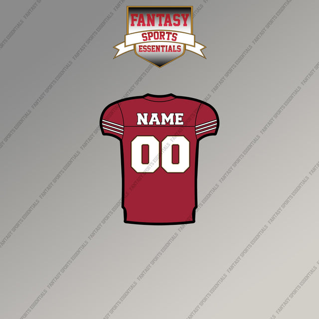 2000s San Francisco 49ers Personalized Home Jersey Magnets