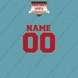 2000s San Francisco 49ers Personalized Name and Number Car Decals