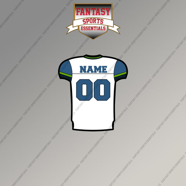 2000s Seattle Seahawks Personalized Away Jersey Magnets