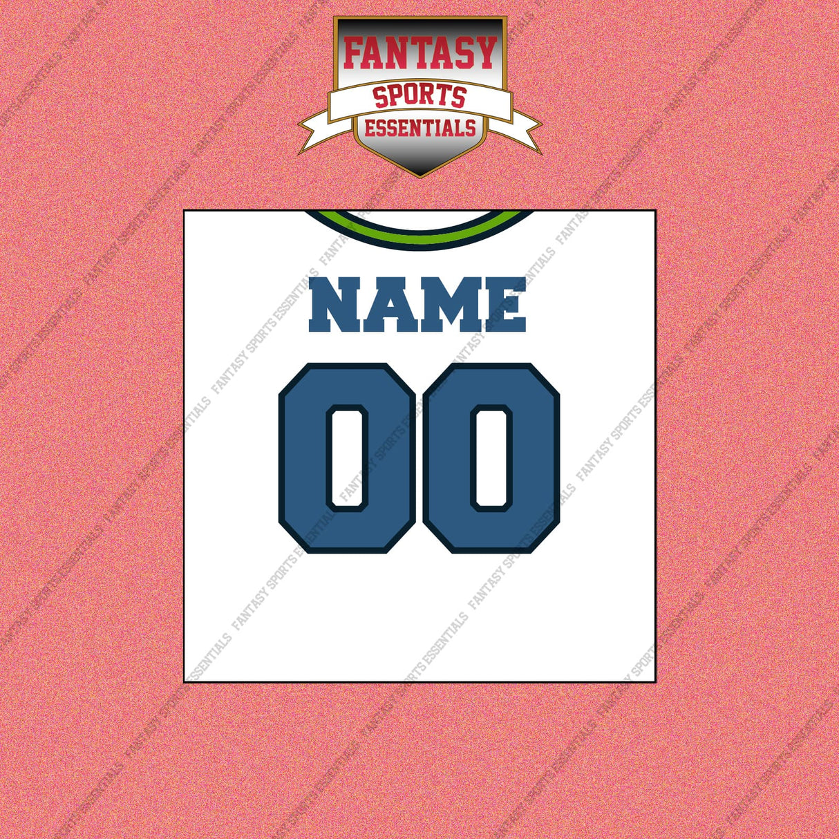 2000s Seattle Seahawks Personalized Away Jersey Wall Art Prints
