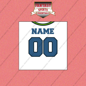 2000s Seattle Seahawks Personalized Away Jersey Wall Art Prints