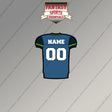 2000s Seattle Seahawks Personalized Home Jersey Magnets