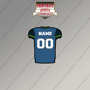 2000s Seattle Seahawks Personalized Home Jersey Magnets