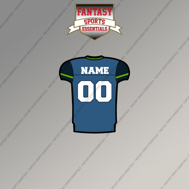 2000s Seattle Seahawks Personalized Home Jersey Magnets