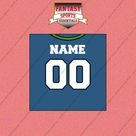 2000s Seattle Seahawks Personalized Home Jersey Wall Art Prints
