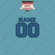 2000s Seattle Seahawks Personalized Name and Number Car Decals