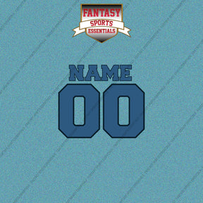 2000s Seattle Seahawks Personalized Name and Number Car Decals
