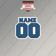 2000s Seattle Seahawks Personalized Name and Number Magnets