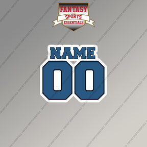 2000s Seattle Seahawks Personalized Name and Number Magnets