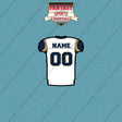 2000s St. Louis Rams Personalized Away Jersey Car Decals