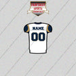 2000s St. Louis Rams Personalized Away Jersey Glossy Stickers