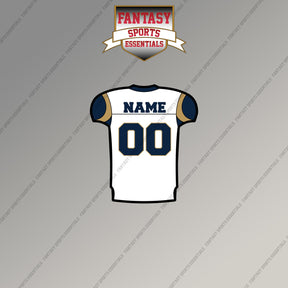 2000s St. Louis Rams Personalized Away Jersey Magnets