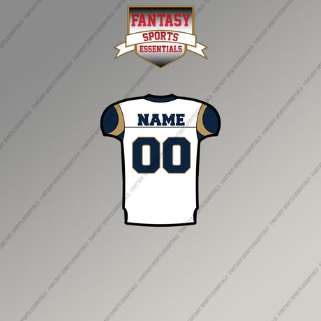2000s St. Louis Rams Personalized Away Jersey Magnets
