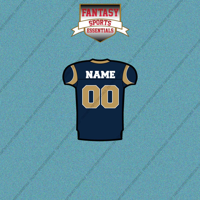 2000s St. Louis Rams Personalized Home Jersey Car Decals