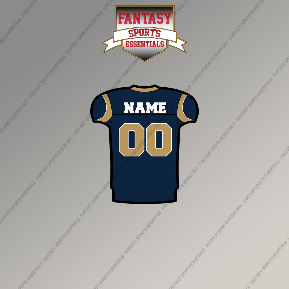 2000s St. Louis Rams Personalized Home Jersey Magnets